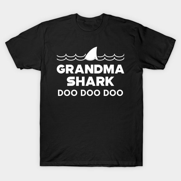 Grandma Shark doo doo doo T-Shirt by KC Happy Shop